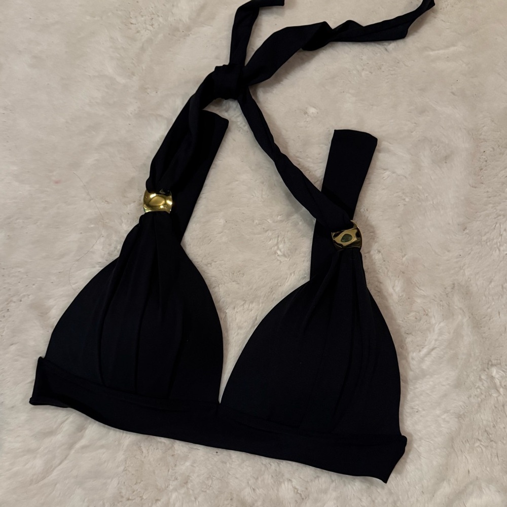 Bleu Rod Beattie Elegant Black bikini top